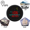 85mm Auto Digital Speedometer Odometer Tripmeter GPS Type 0-999 KM/H
