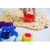 Colourworks Set of Six Plastic Flower Shaped Cookie Cutters