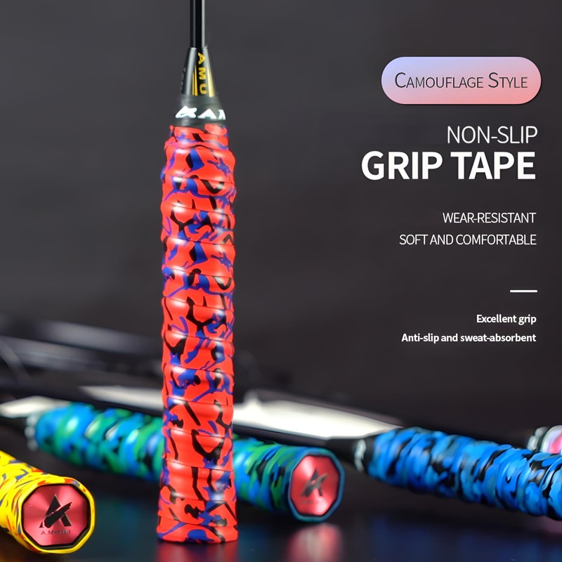 SPP Camouflage Racket OverGrips Tape – Anti-Slip, Super Absorbent Overgrip