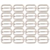 BIKICOCO hebilla metálica de ajuste deslizante tri-glides, 1 x 5/8