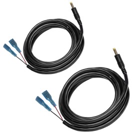 Udibas 79inch Trail Camera Power Cord: DC External Power Cable,4.0x1.7mm DC Plug Compatible, Ideal for Connection with Portable Power Banks, Solar Panels, Game & Doorbell Cameras and More(2PCS)