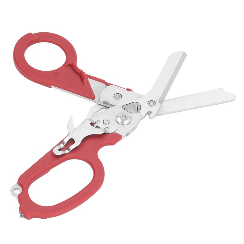 Folding Scissors Stainless Steel Clear Scale Wind Breaker Cutter Wrench