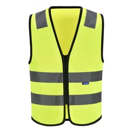 AYKRM Horse Riding, Unisex, High Visibility Vest, Men's Reflective Vest, Zip, Safety Vest
