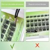 GlossyVisus Self Adhesive Eyelashes Kit with 48 Pcs Press On