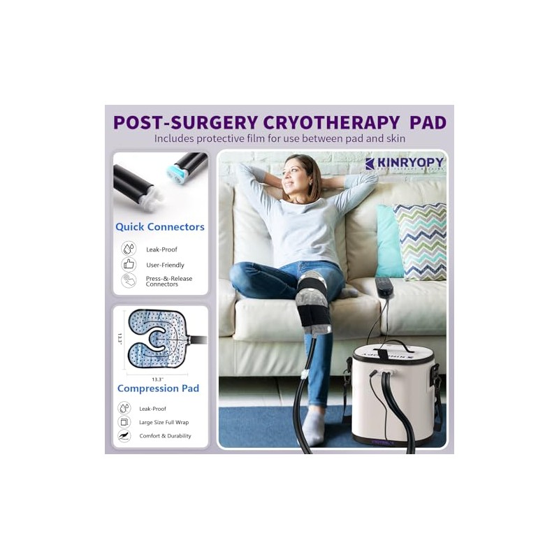 KINRYOPY Cold Therapy Machine Pad - Use only with KINRYOPY