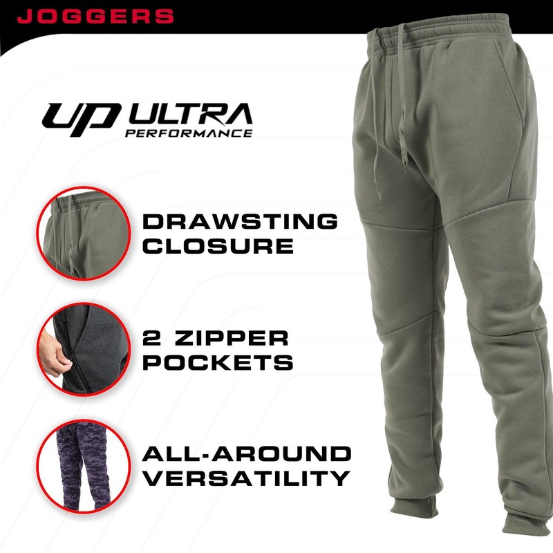 Ultra Performance Athletic Joggers for Men, Workout Sweatpants for Men,