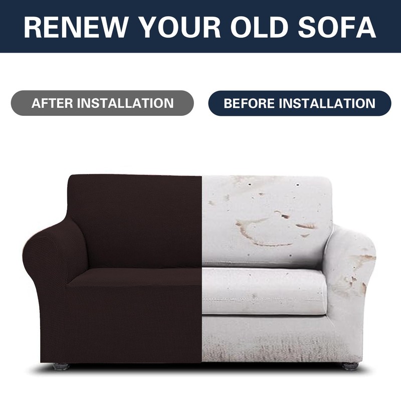 Cupuamon 2026 New Stretch Loveseat Sofa Slipcovers Couch Cover for