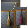 Christian Brands Weighted Pew Reservation Rope with Tassel, Gold (20