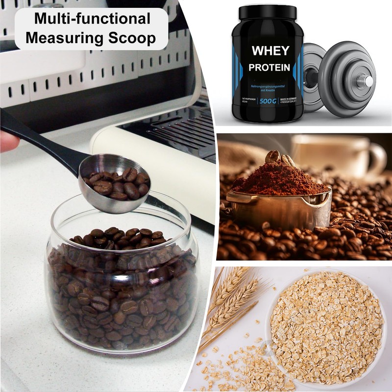 UDQYQ Coffee Scoop15ml-Stainless Steel Measuring Spoon 1 Tablespoon with Plastic