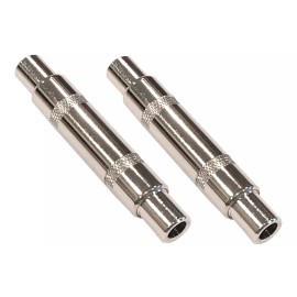 Unbranded 2 Pack 6.3mm 1/4" Mono Female to Female Coupler Gender Changer Extender