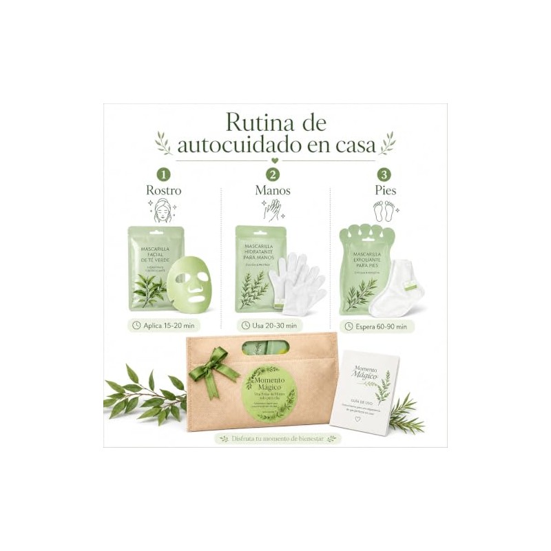 Genérico Kit Autocuidado Frescura Verde Cada Uno