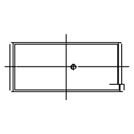 ACL 4B1185H-.25 Oversized High Performance Rod Bearing Set for Mitsubishi, 0.25mm