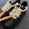 NDTEZUGT 13/32''(10mm) Thick Rope Shoe Laces Strings for 1 Sneakers,