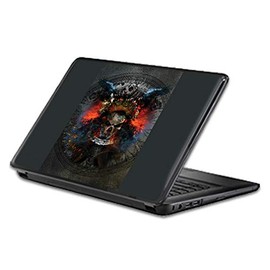 Universal Fit MightySkins Skin Compatible with Any 15" Screen Laptop - Grunge Skull | Protective, Durable, and Unique Vinyl Decal wrap Cover | Easy to Apply, Remove | Made in The USA