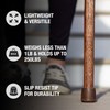 Brazos Handcrafted Wood Walking Cane, Twisted Oak, Crook Style Handle,