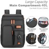 Insulated Cooler Backpack,45 Cans Multifunctional Double Deck Leakproof Cooler Bag