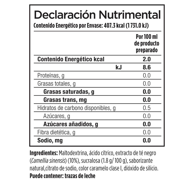 Té Helado Negro Alessa Durazno 160 g