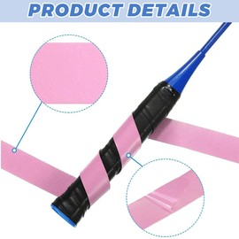 KOLZEMV Pack of 8 Grip Tape Non-Slip Overgrip Badminton Grip for Tennis Grip Tapes Squash Racket Badminton Grip Tape Badminton Grip Tape