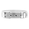 Genuine 925 sterling silver mesh adjustable belt buckle hallmarked bracelet