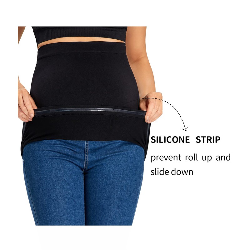 KUNINDOME Combination of Maternity Shirts Extenders and Pants Waist Extenders,