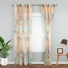 Leeva Airy Sheer Curtains 84 inches Long 2 Panels Set,
