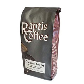 Raptis Coffee Roasters Caramel Truffle Ground Coffee 12oz bag