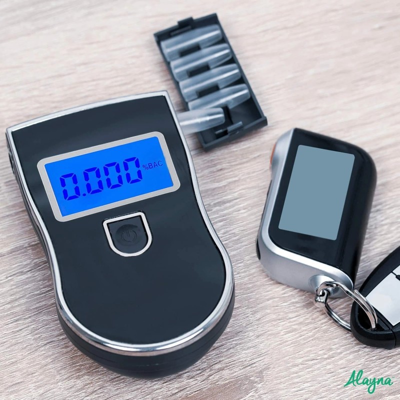 Alayna Portable Breath Alcohol Tester for Personal and Professional Use