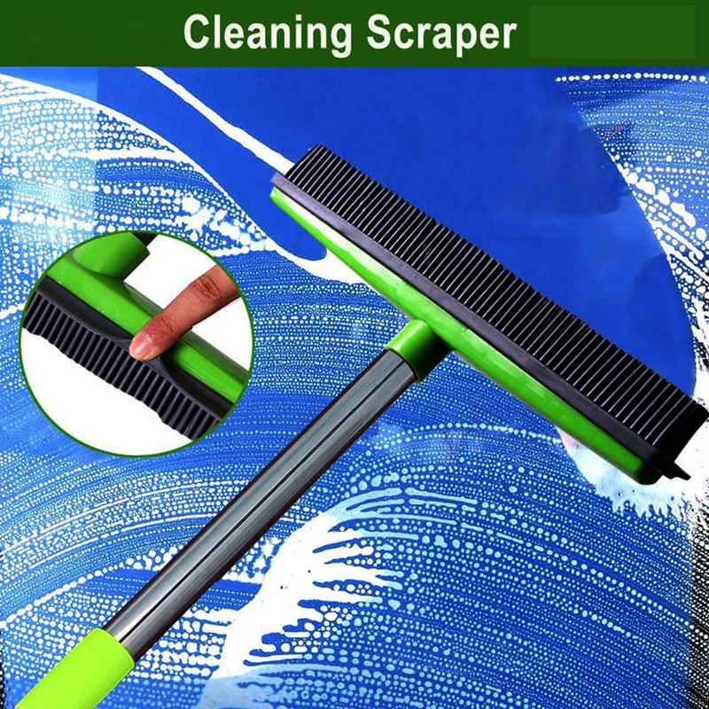 Multifunction Telescopic Floor Carpet Broom Pet Hair Dust Removal Cleaner