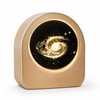LED Galaxy Crystal Ball with Wooden Base for Home Decor