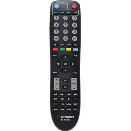 Octagon Original Remote Control RCU 03 for SX888 V2 4K - Remote Control - Can be learned for your TV - also suitable for SX87, SX88, SX89, SX887, SX888, SX889, SF8008 Single Twin Combo, SFX6008,
