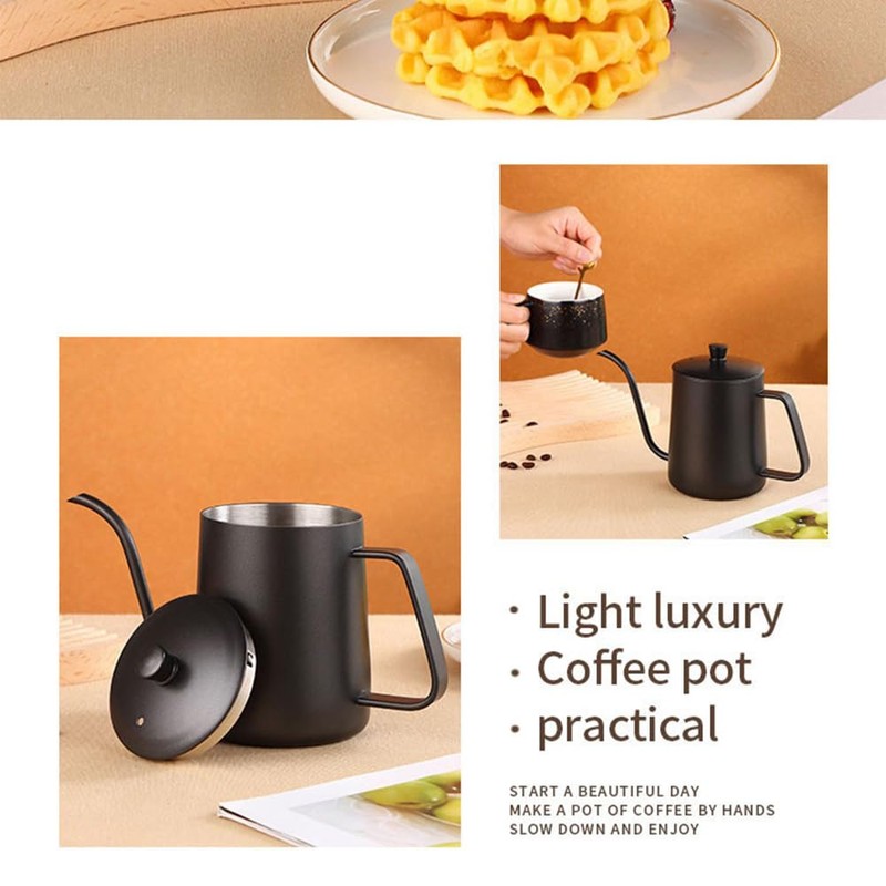 Coffee Potto Drip Kettle, 11.8 fl oz (350 ml), Fine
