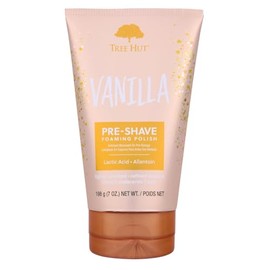 Tree Hut Vanilla Shave Prep Polish, fórmula exfoliante y suavizante para suavizar la piel y prepararse para un cuidado de afeitado cercano, cómodo e h