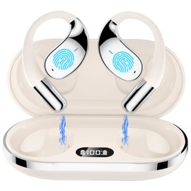 Dolisbie Auriculares de Traducción de Lenguaje AI, Language Translator en 144, 3-in-1 Traductor de Idiomas en Tiempo Real para iOS y Android Bluetooth 5.4 (Blanco)