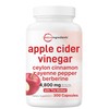 Apple Cider Vinegar with The Mother 4,800mg Equivalent, 300 Capsules