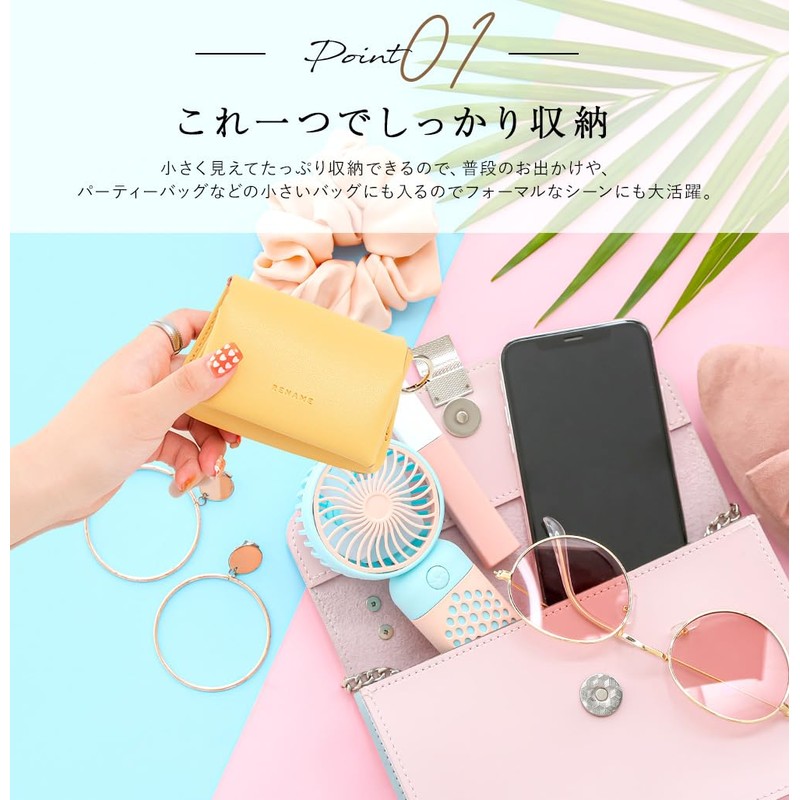 Rename Mini Wallet, old blue, One size
