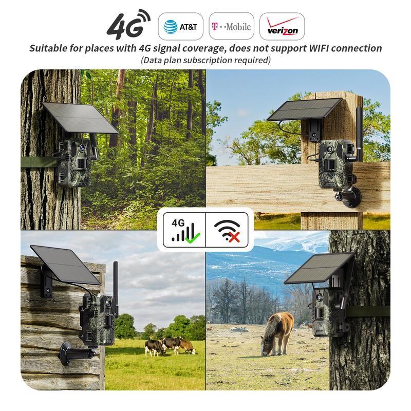 [Springtok] 3rd Gen 4G LTE Cellular Trail Cameras with Live