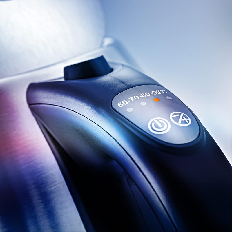 TZS First Austria Edelstahl Wasserkocher 2200W, 1,7 L, Temperatureinstellung 60-100