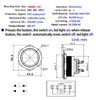 ZJWZJH 40mm Momentary Big Push Button Switch Start Switch 2