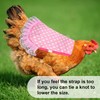 Gosknor 4pcs Chicken Saddles for Hens, Premium Polyester Hen Jacket