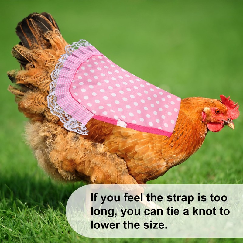 Gosknor 4pcs Chicken Saddles for Hens, Premium Polyester Hen Jacket