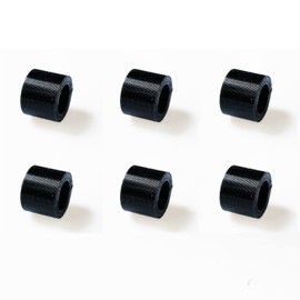 PIAOLGYI Replacement Spare Rubber Rollers for Cricut Maker,Accessories Compatible with Cricut Maker,6 Pack (Black)