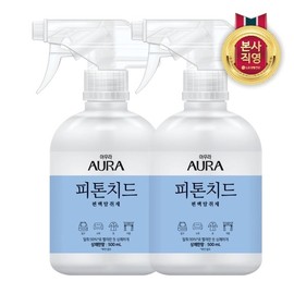 LG Household & Health Care Aura Phytoncide 500ml_Refreshing Scent 2 Pieces / 아우라 피톤치드 500ml_상쾌한향2개