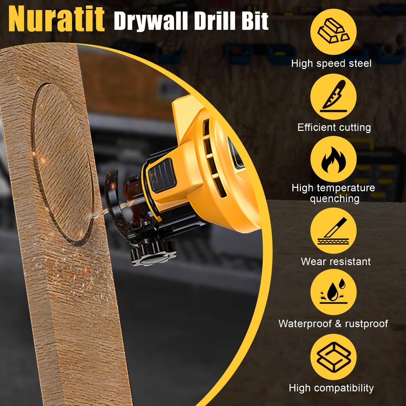 Upgrade 100 Pcs Drywall Bit, 5/32 Inch Drywall Drill Bit