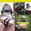 Redes Malla Moto Sujetar Casco Portabulto Cuerda Gancho 3pcs