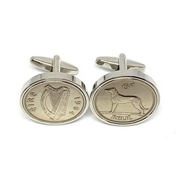 1964 Original Irish 6d Sixpence birthday/Anniversary Cufflinks ideal for a 60th birthday gifts for men