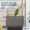 KNUTI Universal Bird Cage Seed Catcher Universal Mesh Skirt Cover
