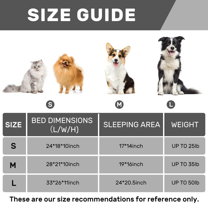 Hollypet Fluffy Plush Pet Cat Couch Sofa Soft Calming Pet