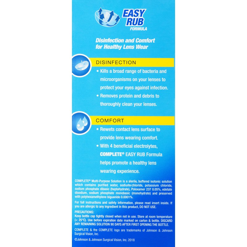 Complete Multipurpose Contact Solution, 100 milliliters