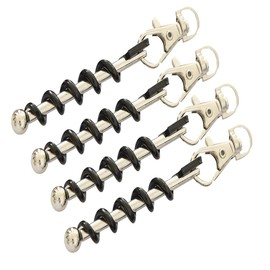Makupon Multi-Tool Corkscrew Keychain Portable Red Wine Bottle Opener Set of 4