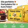 DankeDir! Pakete bitte hier abgen - Sign 30 x 20